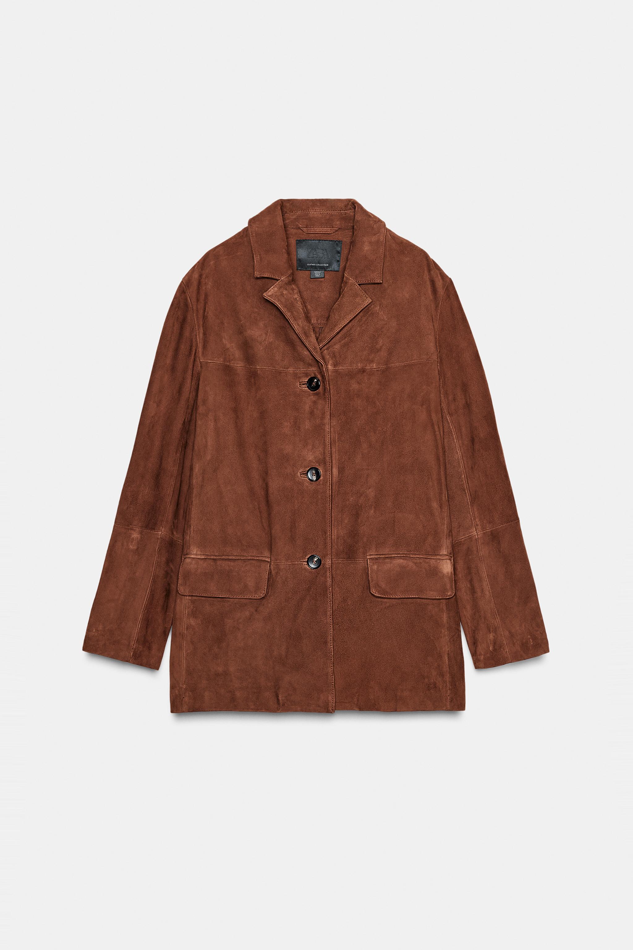 ZW COLLECTION LIMITED EDITION OVERSIZED SUEDE LEATHER BLAZER